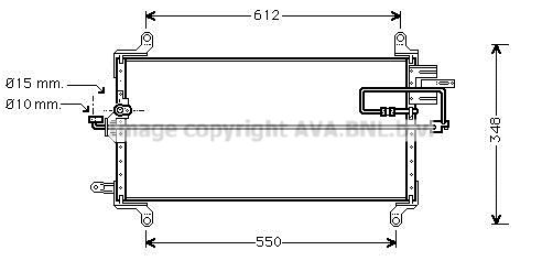 AVA QUALITY COOLING Kondensators, Gaisa kond. sistēma FT5128D